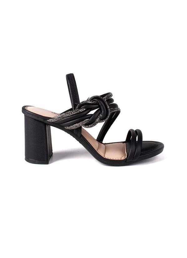 Dakota - Sandália Dakota Tiras Salto Bloco Y7891 Preto Preto