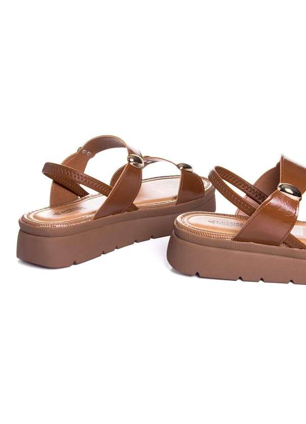 Dakota - Sandália Feminina Mississipi Flatform Tabaco Marrom 6