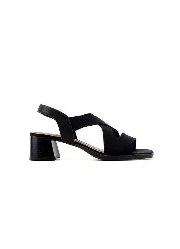 Pixolé - Sandália Feminina Pixolé Confort Preto Preto