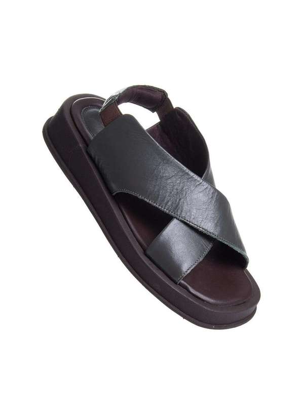 Pixolé - Sandália Feminina Pixolé Couro Verde Verde 2