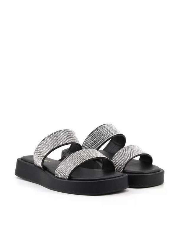 Bebecê - Sandália Flatform Bebecê Cristal Branco