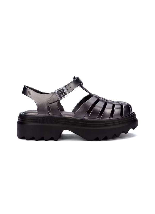 Melissa - Sandália Melissa Possession Platform Ii 35818 Preto/Prata Preto