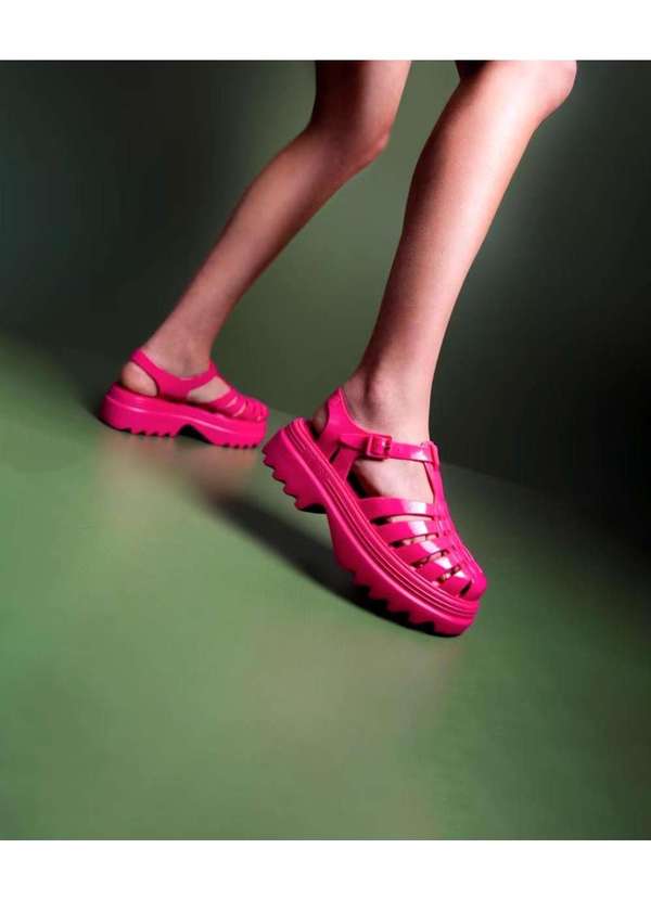 Melissa - Sandália Melissa Possession Platform Ii 35818 Rosa Rosa 3