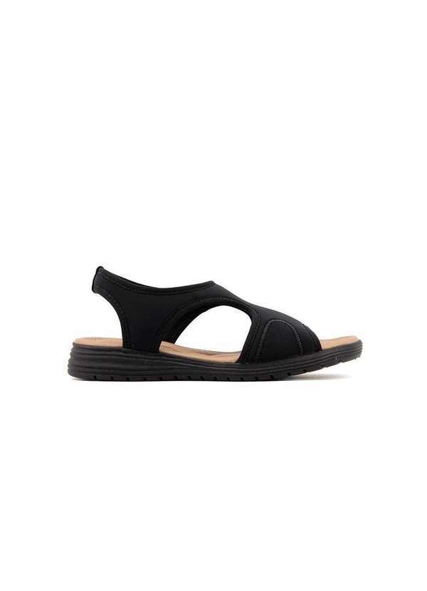 Comfortflex - Sandália Papete Comfortflex Plataforma 2351402 Preto Preto