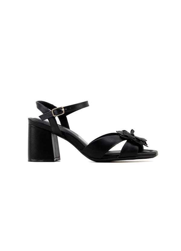 Piccadilly - Sandália Piccadilly Flavia Salto Alto 626043 Preto Preto