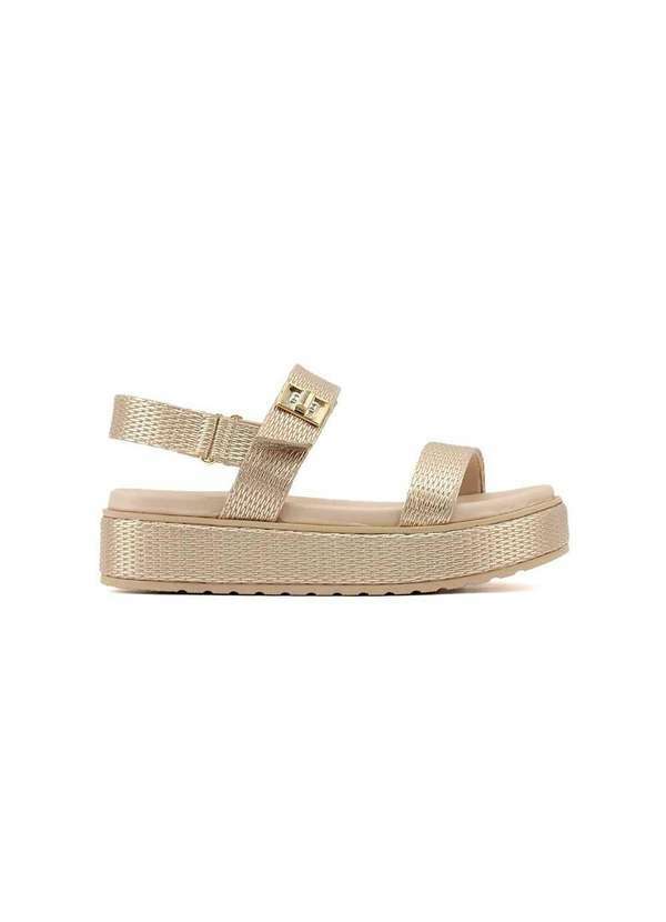Ramarim - Sandália Ramarim Flatform 2443206 Ouro Dourado