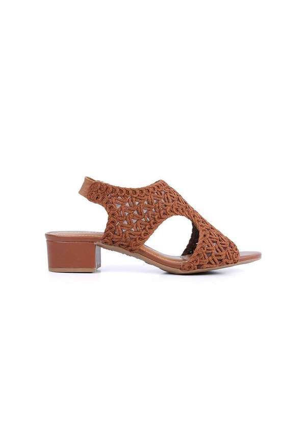 Pixolé - Sandália Salto Valentina 453082 Marrom Marrom