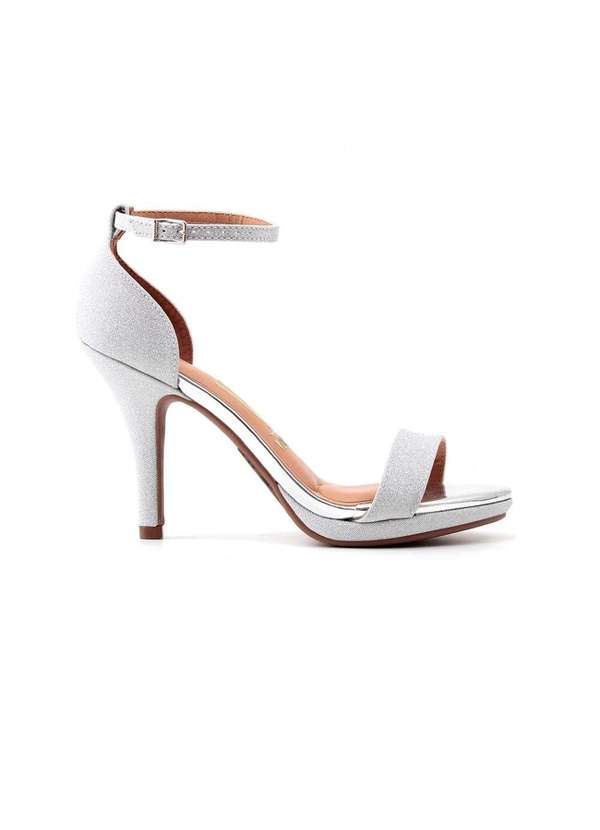 Vizzano - Sandália Vizzano Salto Alto 6210-655 Prata Prata 4