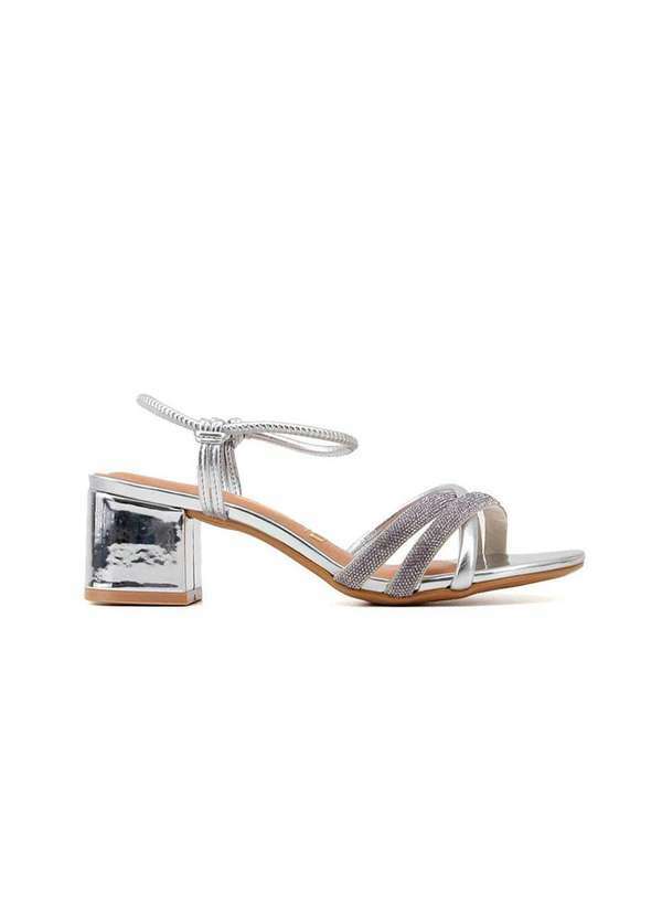 Vizzano - Sandália Vizzano Salto Bloco 6291-1174 Prata Prata