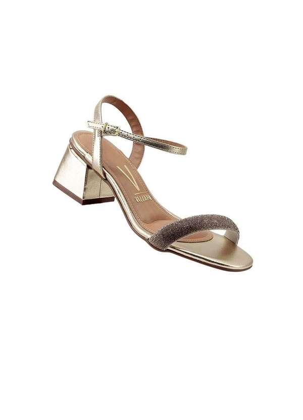 Vizzano - Sandália Vizzano Salto Bloco 6428-339 Dourado Dourado 2