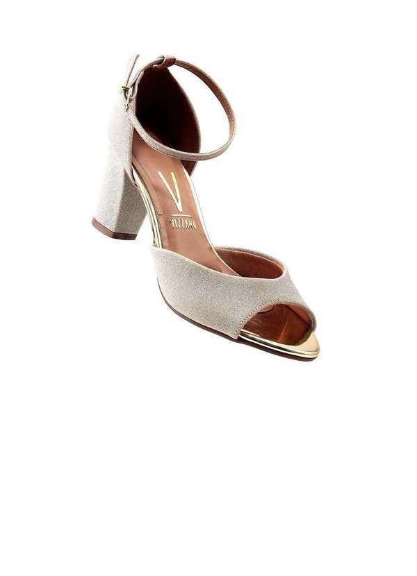 Vizzano - Sandália Vizzano Salto Glitter 6262-406 Dourado Dourado 2