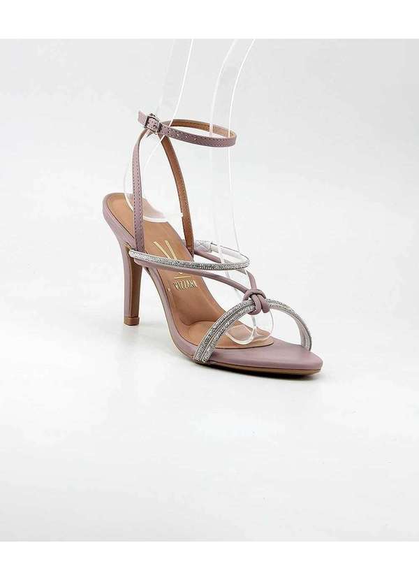 Vizzano - Sandália Vizzano Tiras Strass 6249-499 Taupy Bege 2