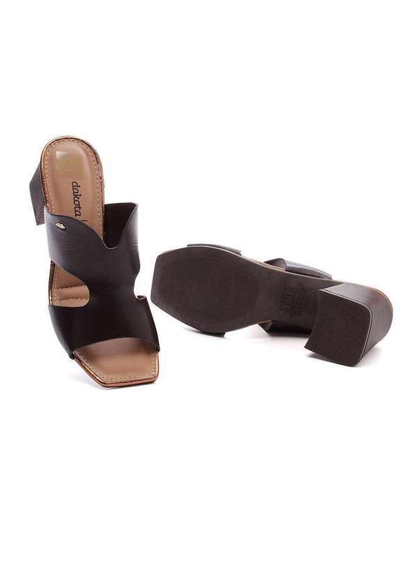 Dakota - Tamanco Dakota Salto Médio Marrom Marrom 5