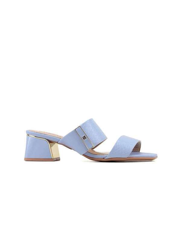 Piccadilly - Tamanco Piccadilly Renee Salto Médio 543081 Azul Azul