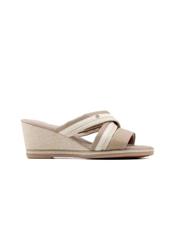 Piccadilly Tamanco Piccadilly Salto Anabela 408228 Marfim Bege - Main Image