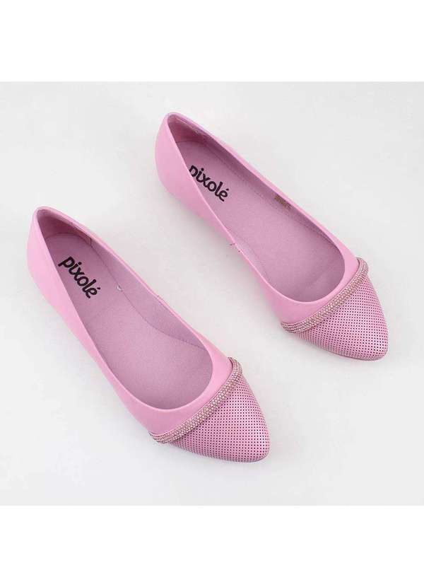 Bottero - Sapatilha Bico Fino Bottero Botdogs Rosa Rosa