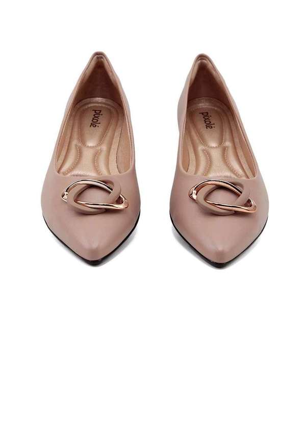 Light Gel - Sapatilha Casual Light Gel Bico Fino Nude Nude 4