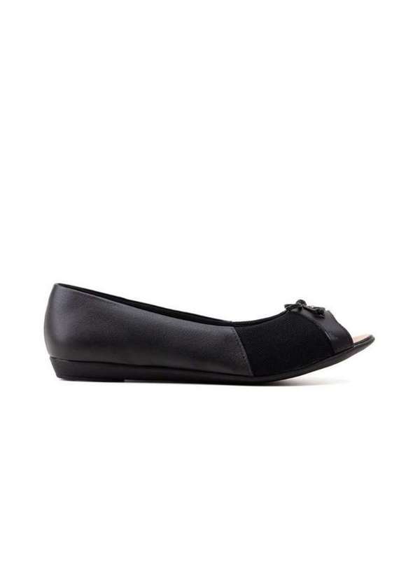 Peep toe usaflex fashion preto