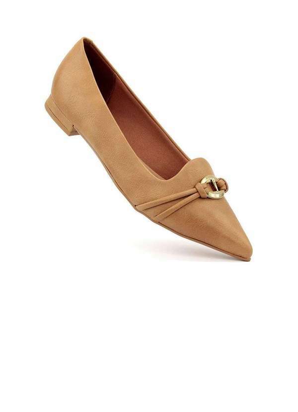 Vizzano - Sapatilha Vizzano Bico Fino Areia Bege 2