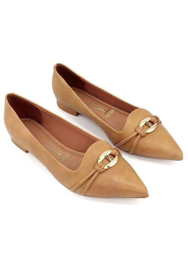 Vizzano - Sapatilha Vizzano Bico Fino Areia Bege 4