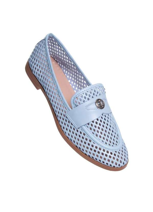 Giulia Domna - Mocassim Feminino Giulia Domna Couro Azul Azul 2