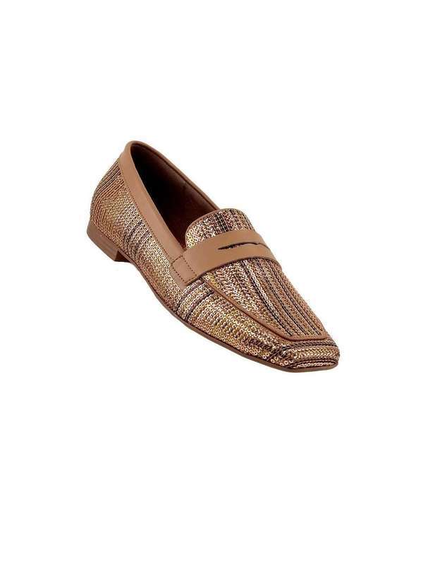 Pixolé - Mocassim Loafer Valentina Bico Quadrado Multicolor Multicores 2