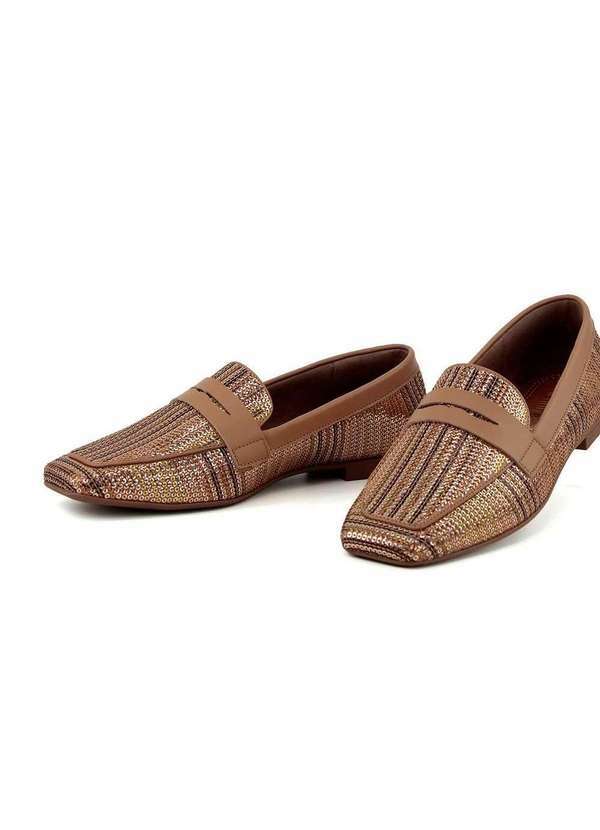 Pixolé - Mocassim Loafer Valentina Bico Quadrado Multicolor Multicores 5
