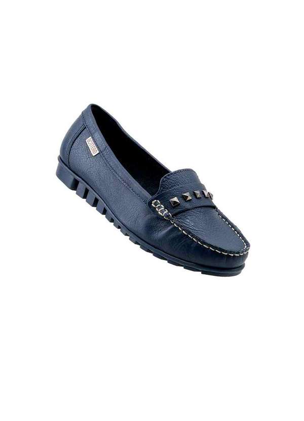 Mocassim bottero azul marinho fashion