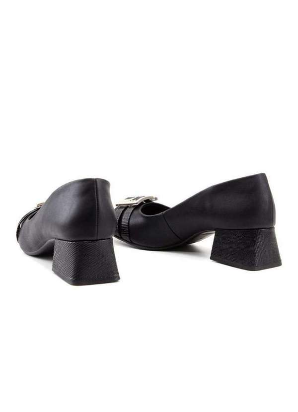 Bebecê - Sapato Peep Toe Bebecê T5267-336 Preto Preto 5