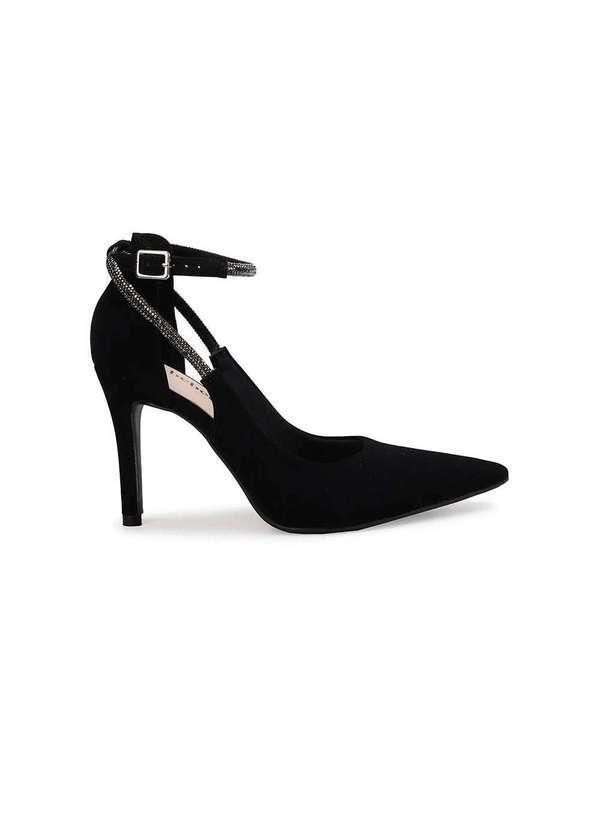 Bebecê - Sapato Scarpin Bebecê Salto Alto Preto Preto