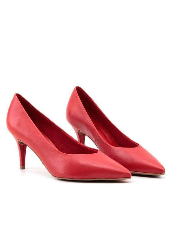Bottero - Sapato Scarpin Bottero 347602 Couro Vermelho Vermelho