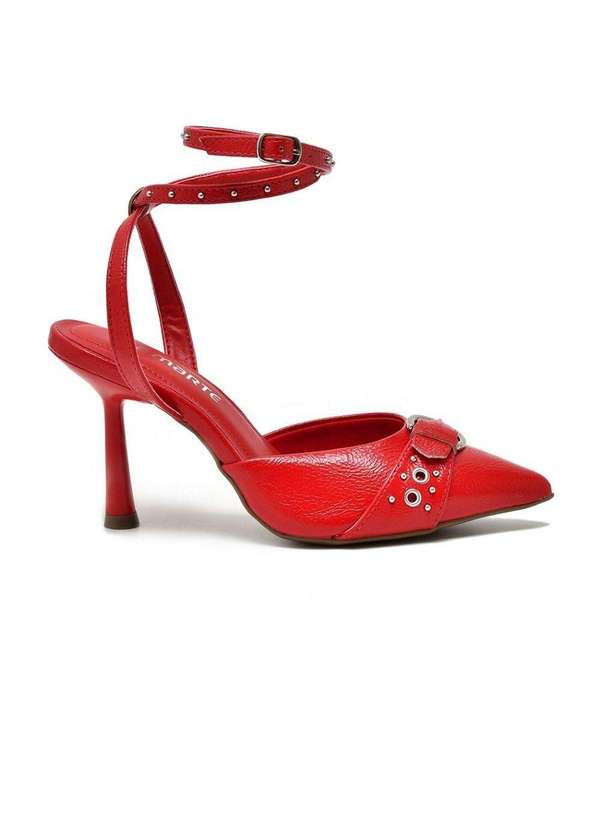 Via Marte Sapato Scarpin Via Marte Bico Fino 037-004-02 Vermelho Vermelho