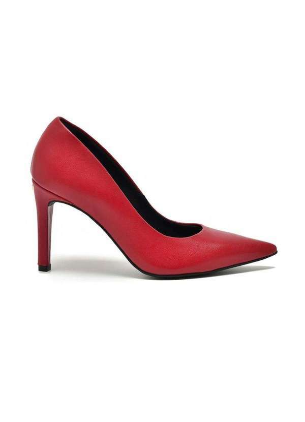 Via Marte - Sapato Scarpin Via Marte Salto Alto 045-001-01 Vermelho Vermelho