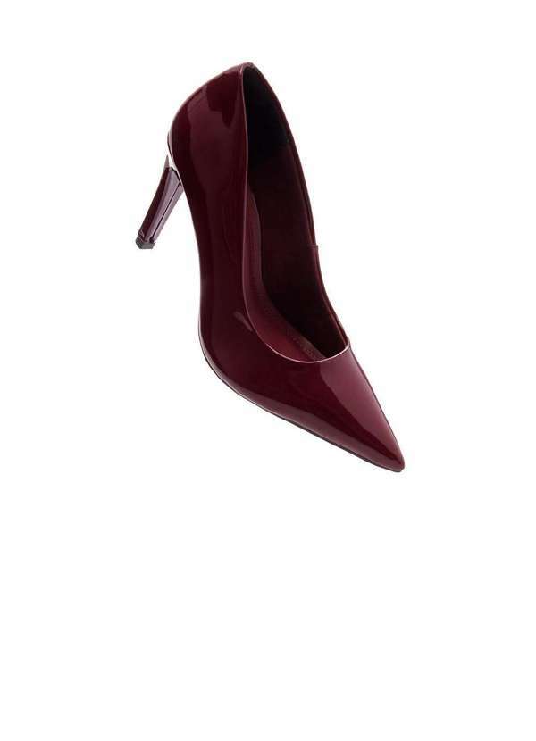Via Marte - Sapato Scarpin Via Marte Salto Alto Verniz Vinho Vermelho