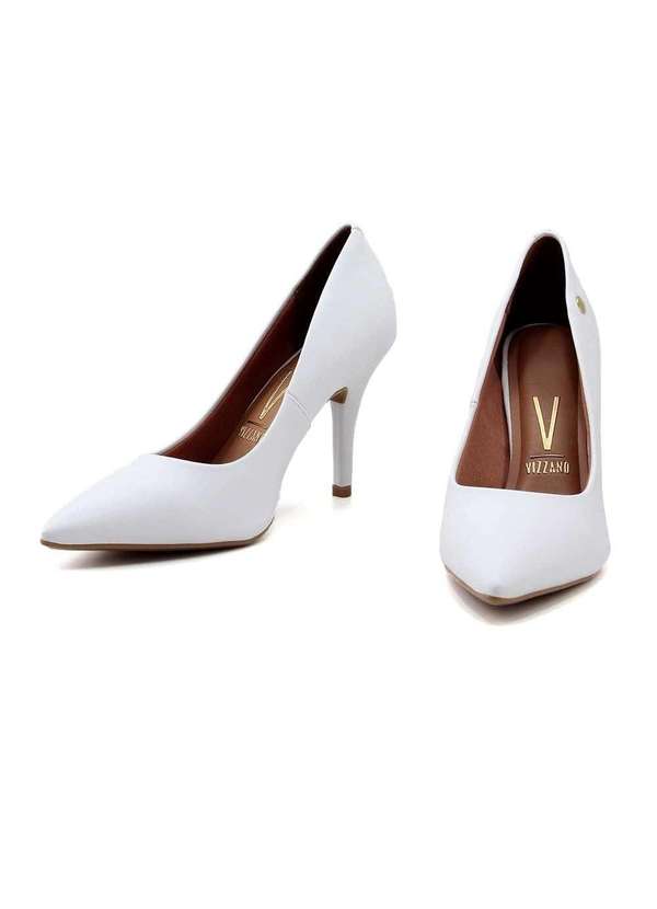 Scarpin Branco Sapato Vizzano Scarpin Sapato Vizzano Scarpin Salto