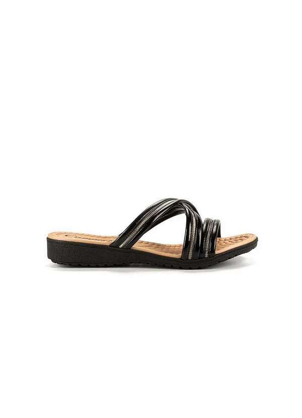 Campesi - Tamanco Campesi Anabela Cp501 Preto Preto