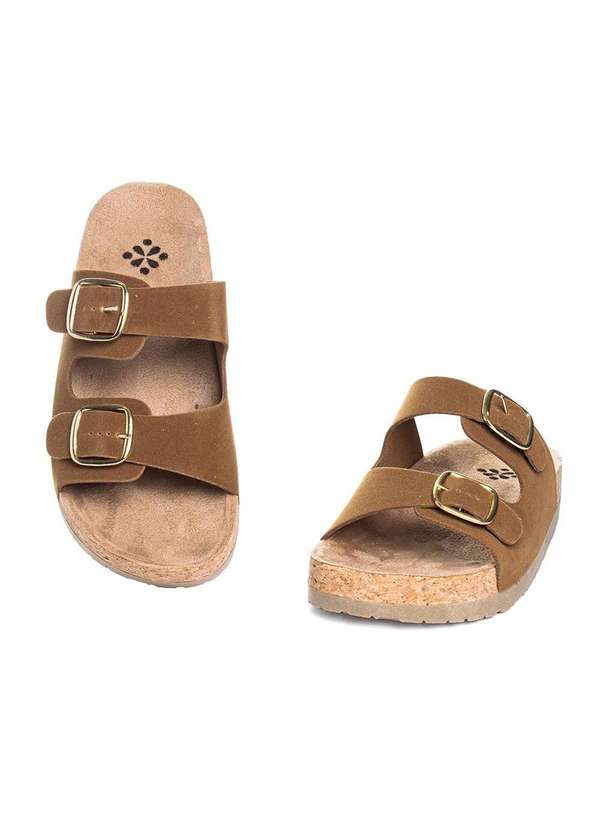 Pixolé - Tamanco Flatform Pixolé Fivelas Avela Marrom 5