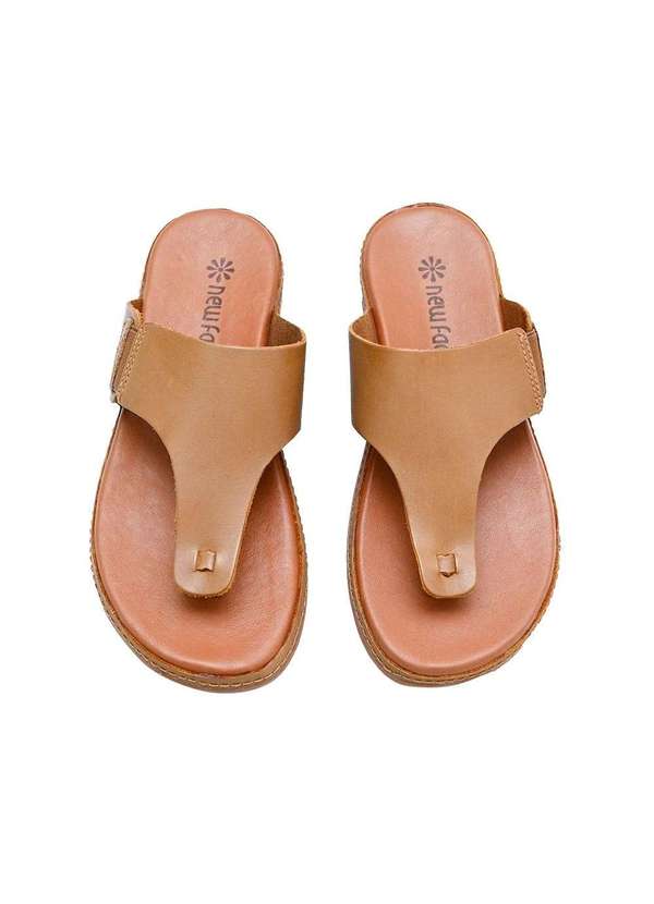 Itapua - Tamanco New Face Flat Couro. Caramelo Marrom 4