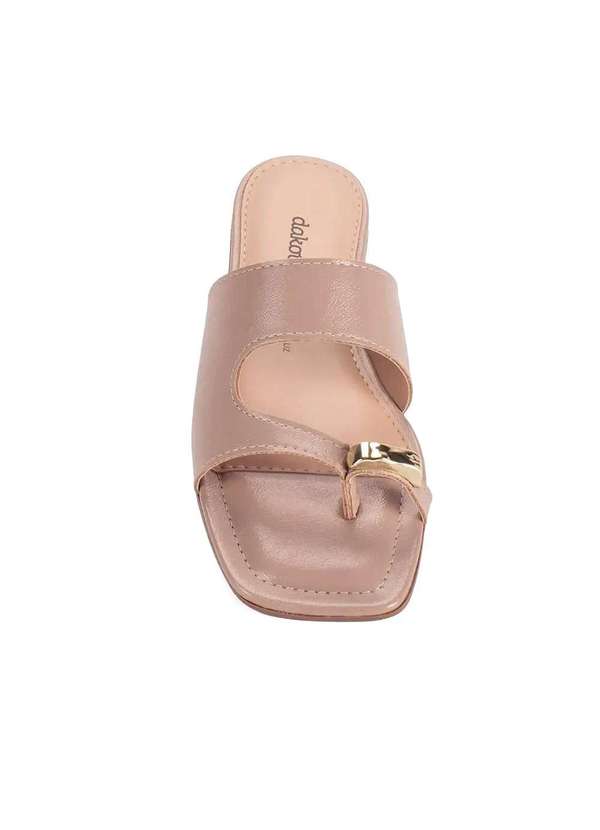 Dakota - Tamanco Rasteira Dakota Capuccino Bege 5