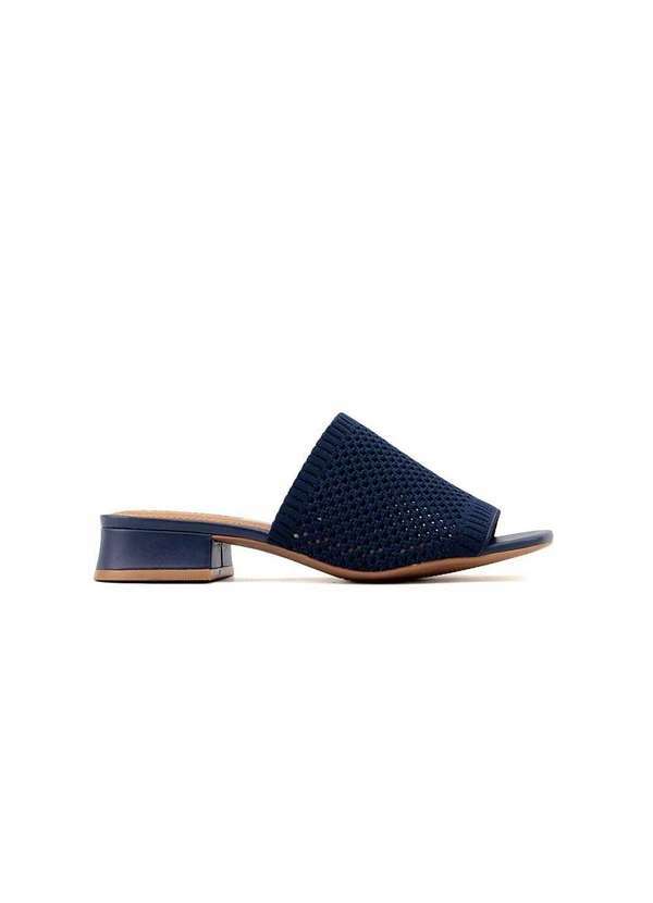 Pixolé - Tamanco Valetina Salto Bloco 455058 Marinho Azul