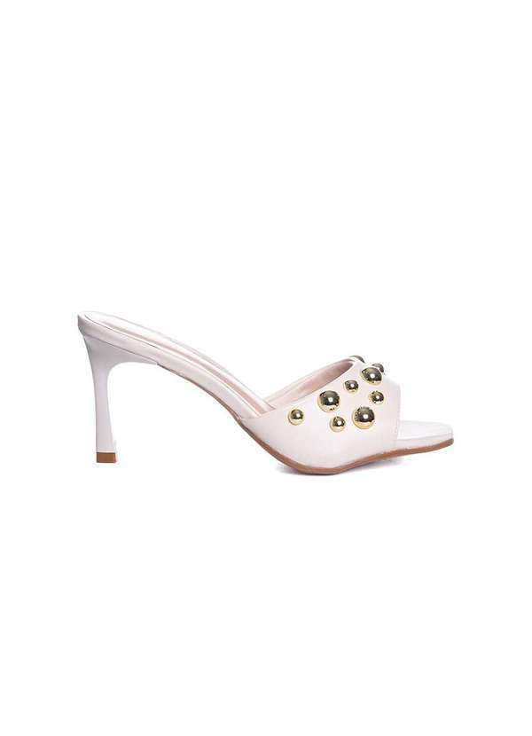 Zatz - Tamanco Zatz Salto Médio Porcelana Branco