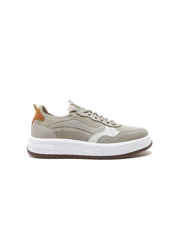 Democrata - Sapatenis Feminino Democrata Drake Pulse Knit Off White Bege 5