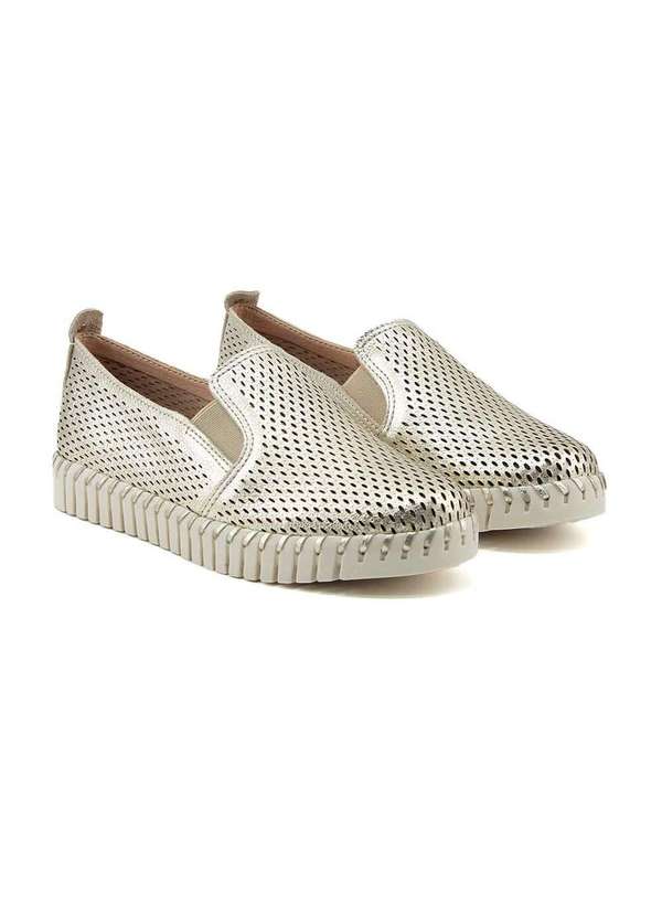 Bottero - Tênis Casual Bottero Bottwister Roma 354337 Couro Dourado Dourado 3