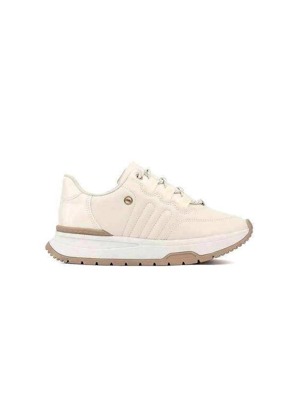 Dakota - Tênis Casual Feminino Dakota Jogging Creme Bege
