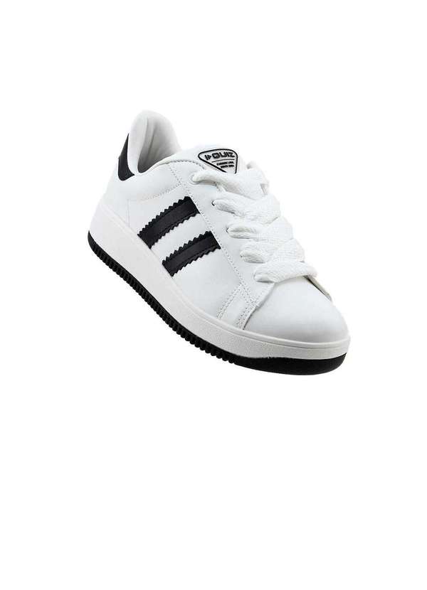 Quiz - Tênis Casual Quiz Feminino 61-1851-01 Branco Branco 2