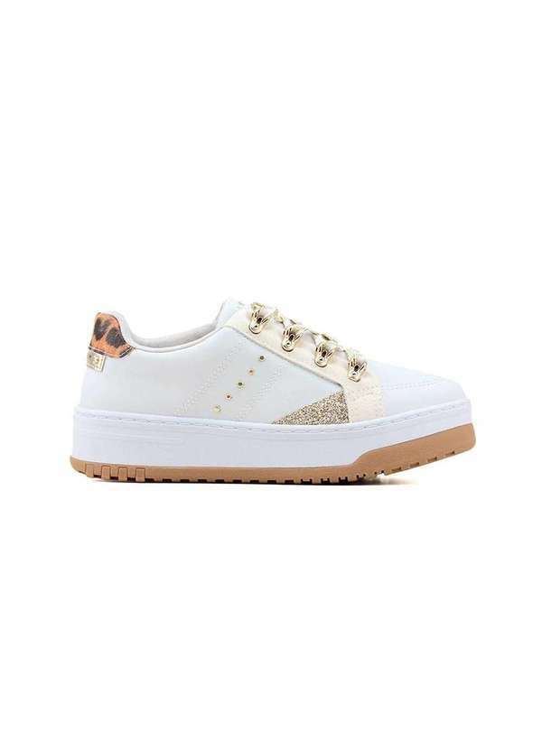 Ramarim - Tênis Casual Ramarim Onça Glitter 24-64203 Branco Branco