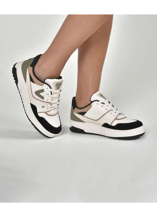 Via Marte - Tênis Casual Via Marte 1977 Branco/Preto Branco 3