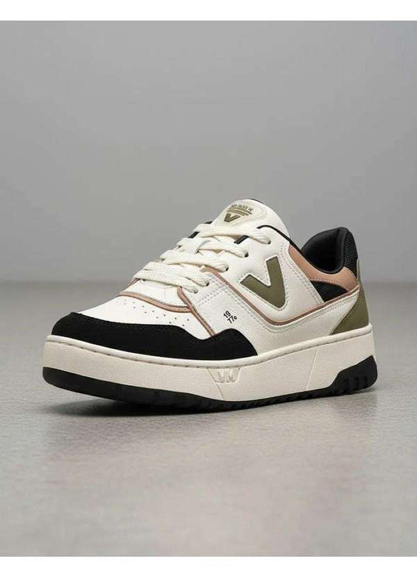 Via Marte - Tênis Casual Via Marte 1977 Branco/Preto Branco 4