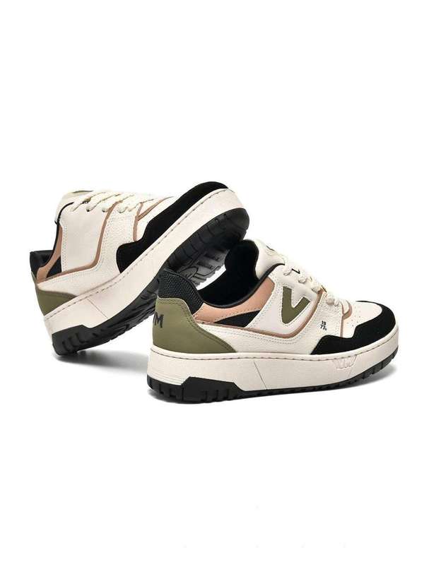 Via Marte - Tênis Casual Via Marte 1977 Branco/Preto Branco 6