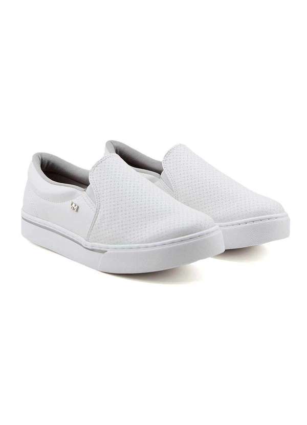 Via Marte - Tênis Casual Via Marte Calce Fácil 016-009-01 Branco Branco 3